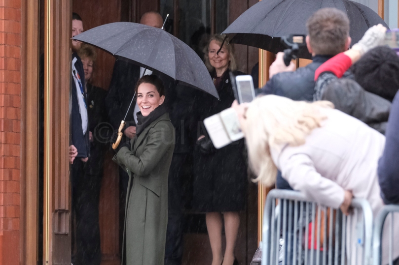 Duke and Duchess of Cambridge arriving at Blackpool Tower